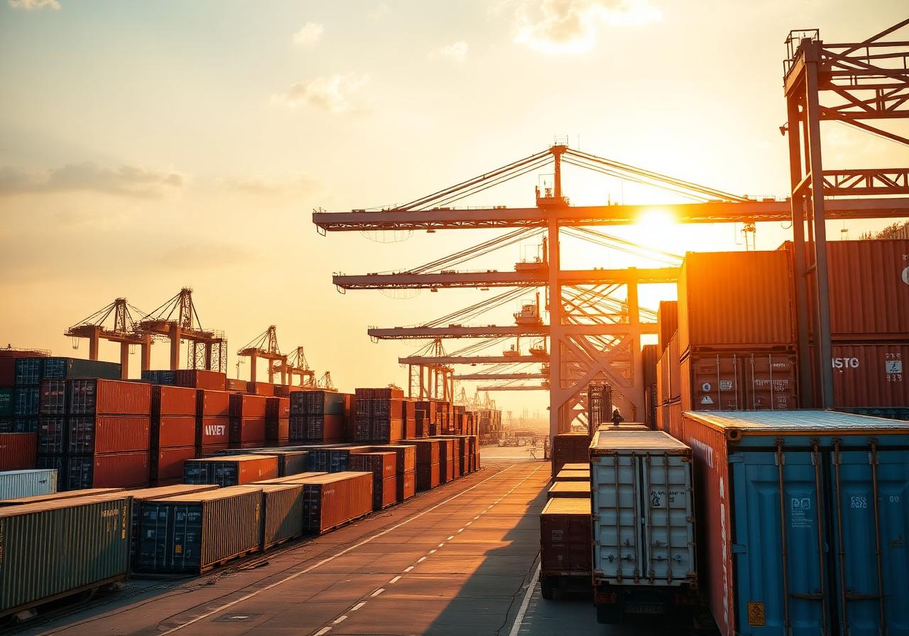 Port logistics operations